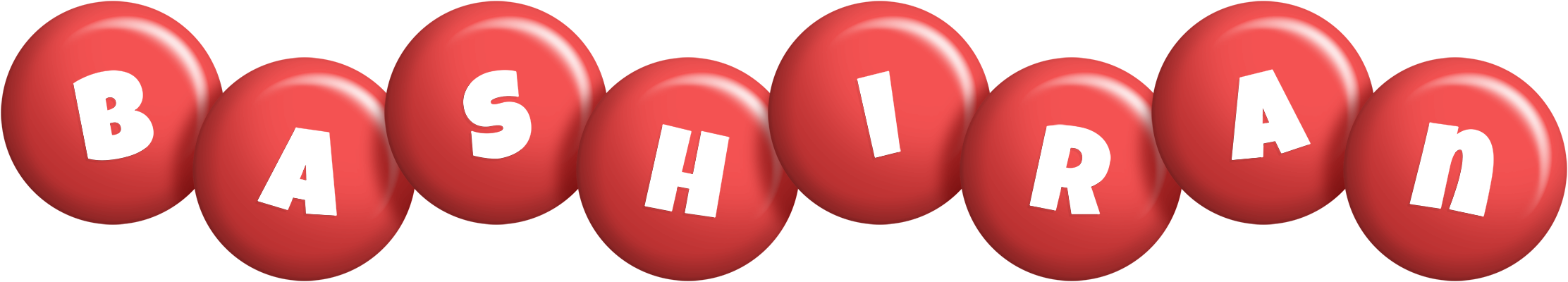 Bashiran candy-red logo