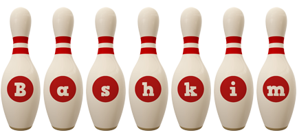 Bashkim bowling-pin logo