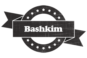 Bashkim grunge logo