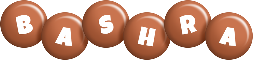 Bashra candy-brown logo