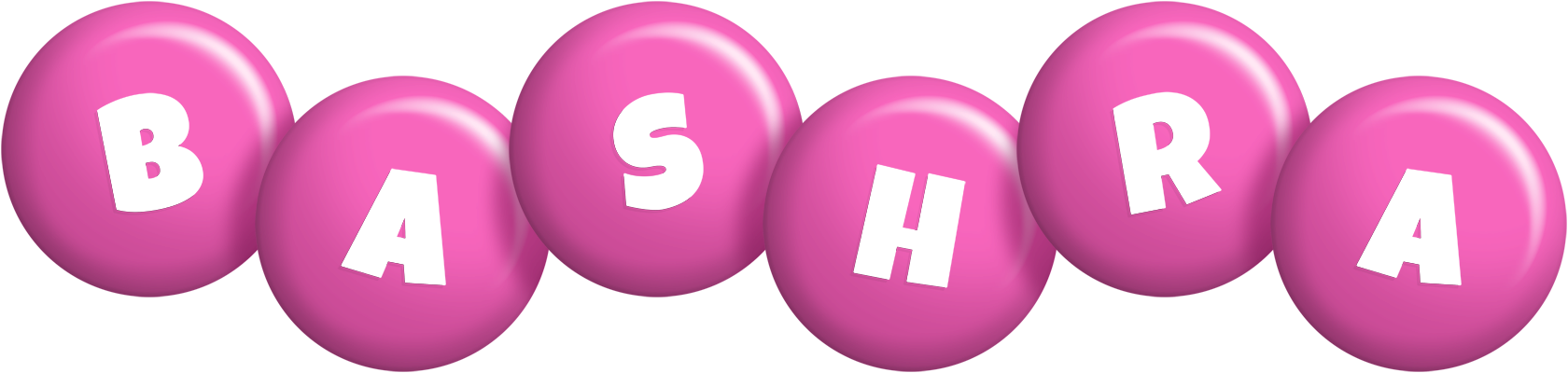 Bashra candy-pink logo