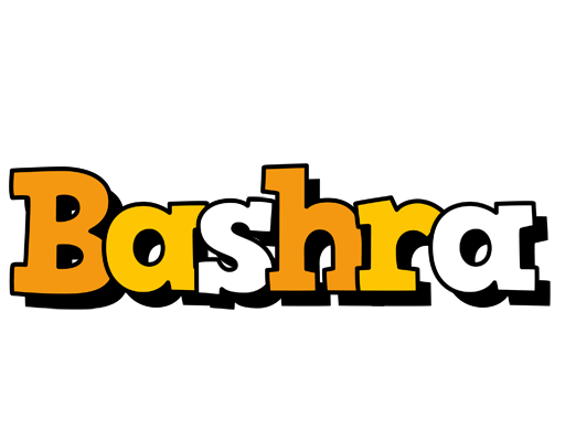 Bashra cartoon logo