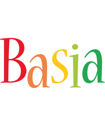 Basia birthday logo