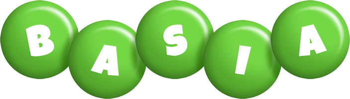 Basia candy-green logo