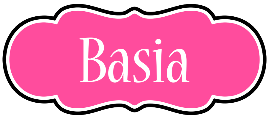 Basia invitation logo