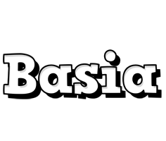 Basia snowing logo