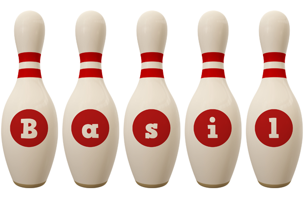 Basil bowling-pin logo