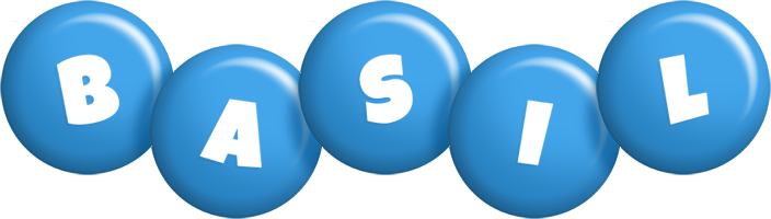 Basil candy-blue logo