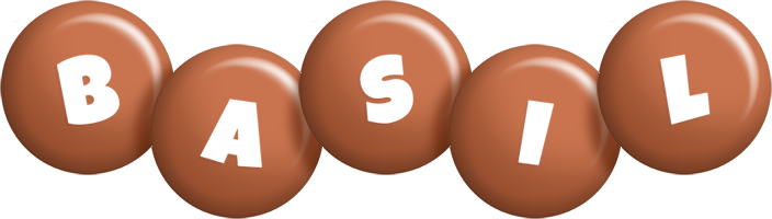 Basil candy-brown logo