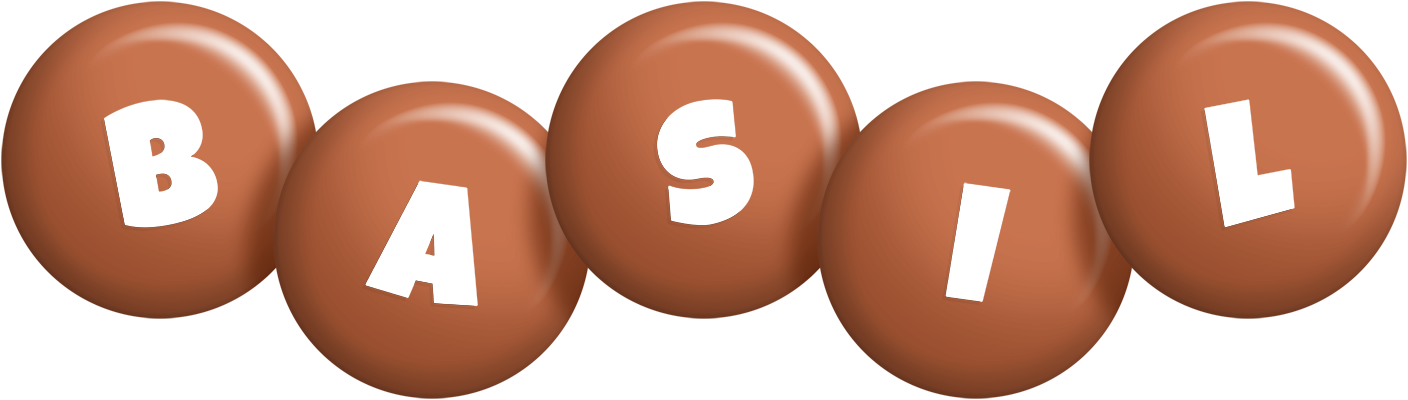 Basil candy-brown logo