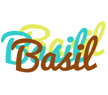 Basil cupcake logo