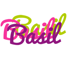 Basil flowers logo
