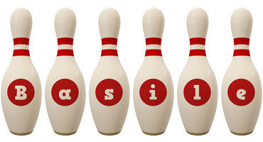 Basile bowling-pin logo