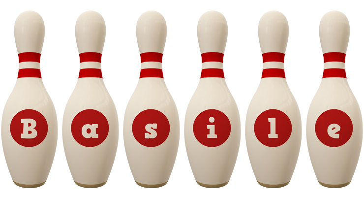 Basile bowling-pin logo