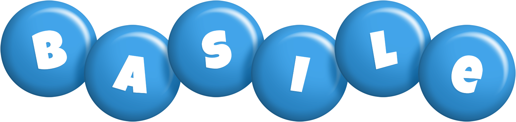 Basile candy-blue logo