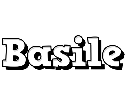 Basile snowing logo