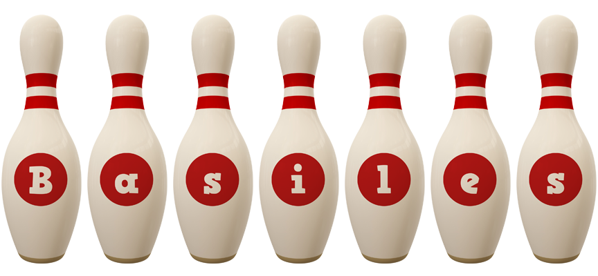 Basiles bowling-pin logo