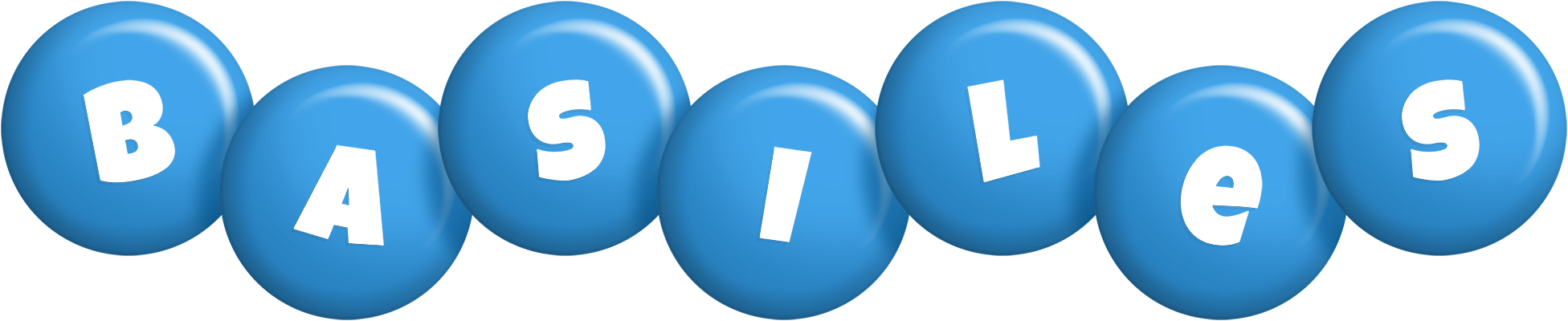 Basiles candy-blue logo