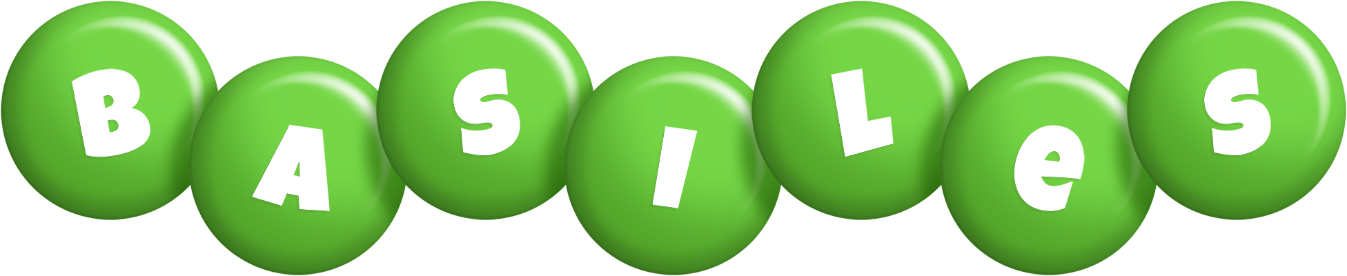 Basiles candy-green logo