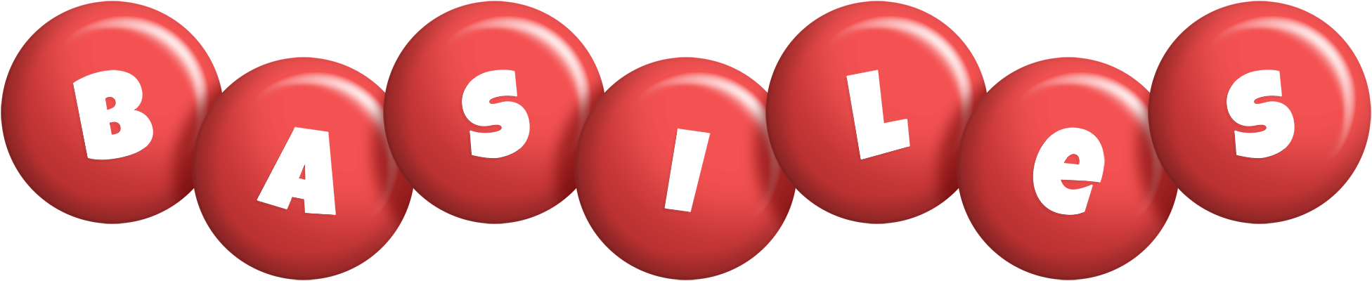 Basiles candy-red logo