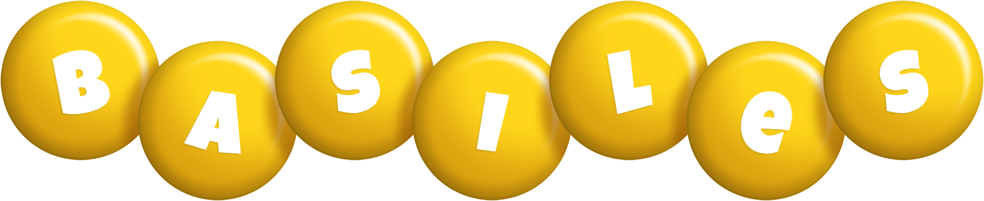 Basiles candy-yellow logo