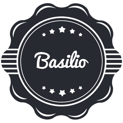 Basilio badge logo