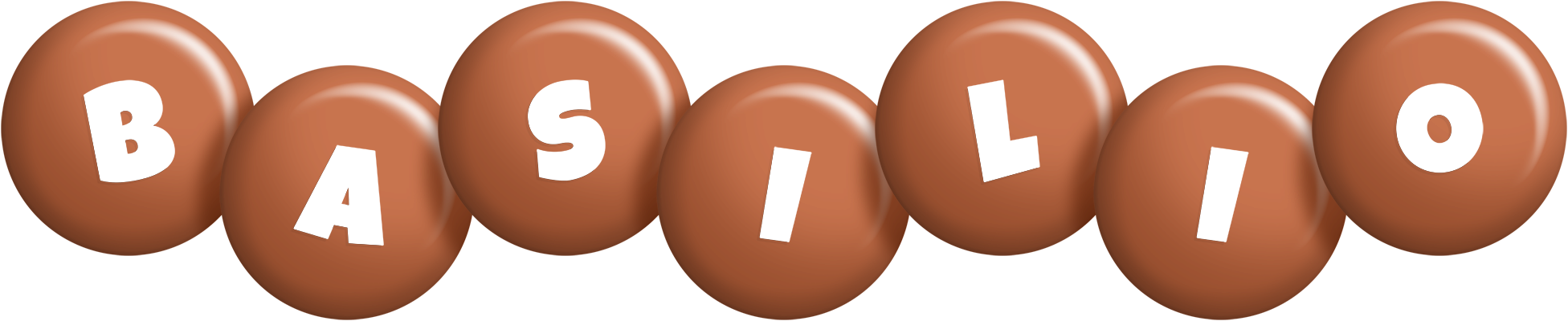 Basilio candy-brown logo