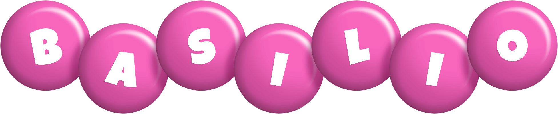 Basilio candy-pink logo