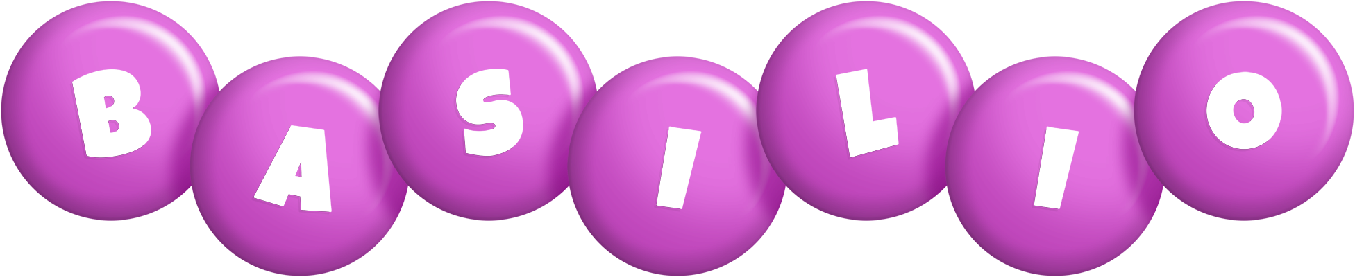 Basilio candy-purple logo