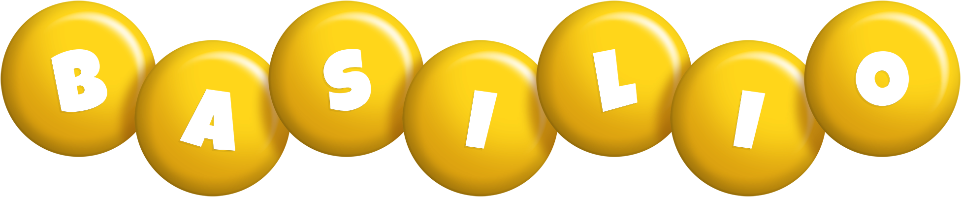 Basilio candy-yellow logo
