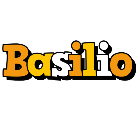 Basilio cartoon logo
