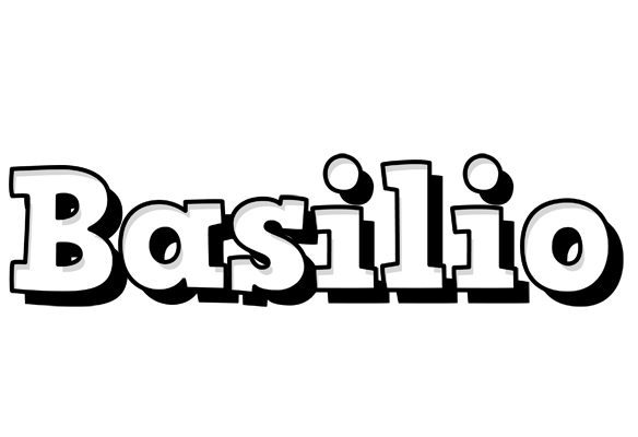 Basilio snowing logo
