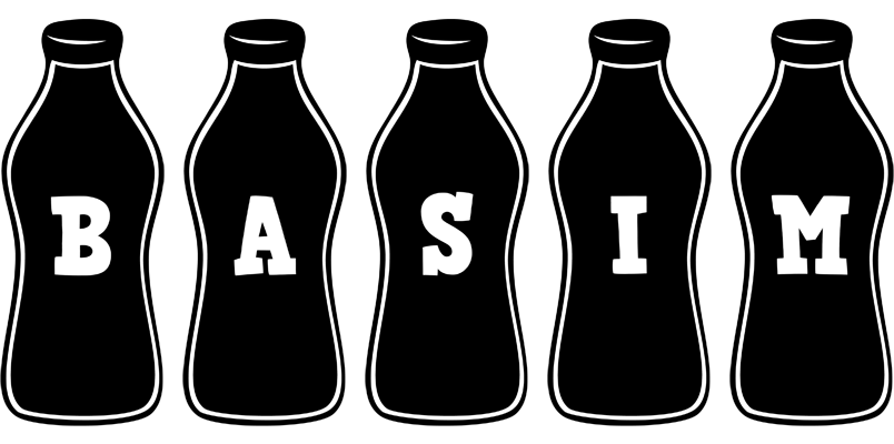 Basim bottle logo