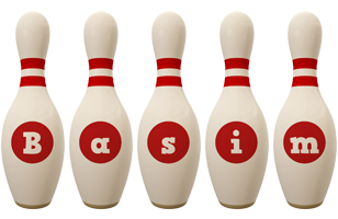 Basim bowling-pin logo