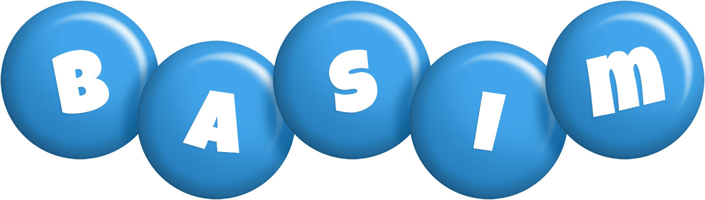 Basim candy-blue logo