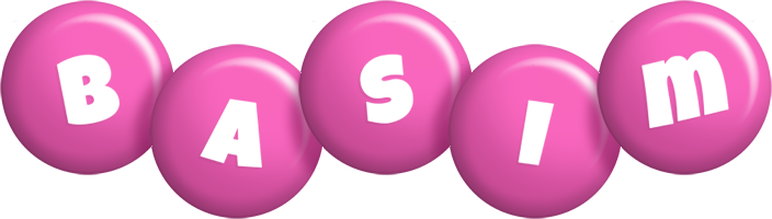 Basim candy-pink logo