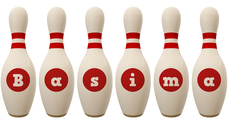 Basima bowling-pin logo