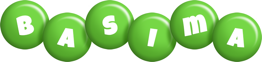Basima candy-green logo
