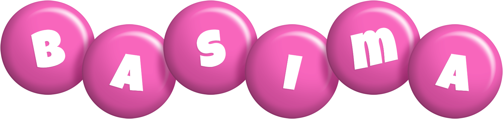 Basima candy-pink logo