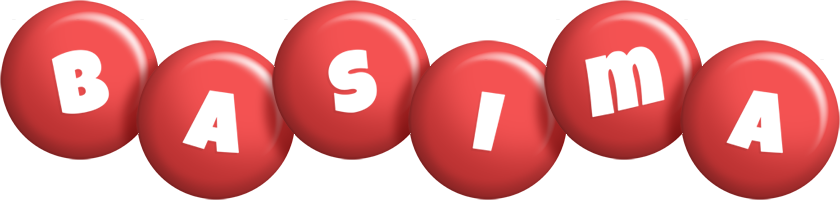 Basima candy-red logo