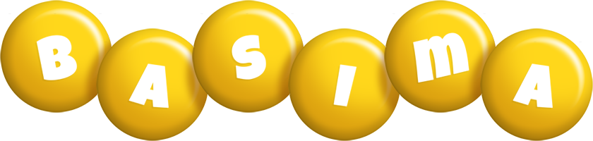 Basima candy-yellow logo