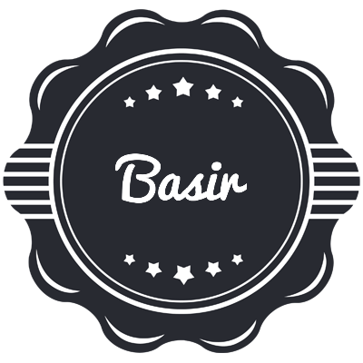 Basir badge logo