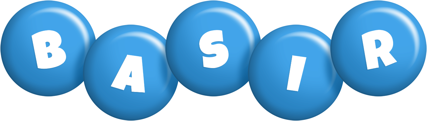Basir candy-blue logo
