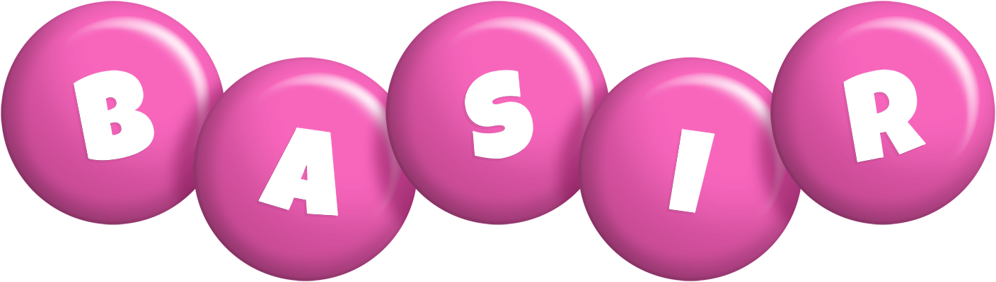 Basir candy-pink logo