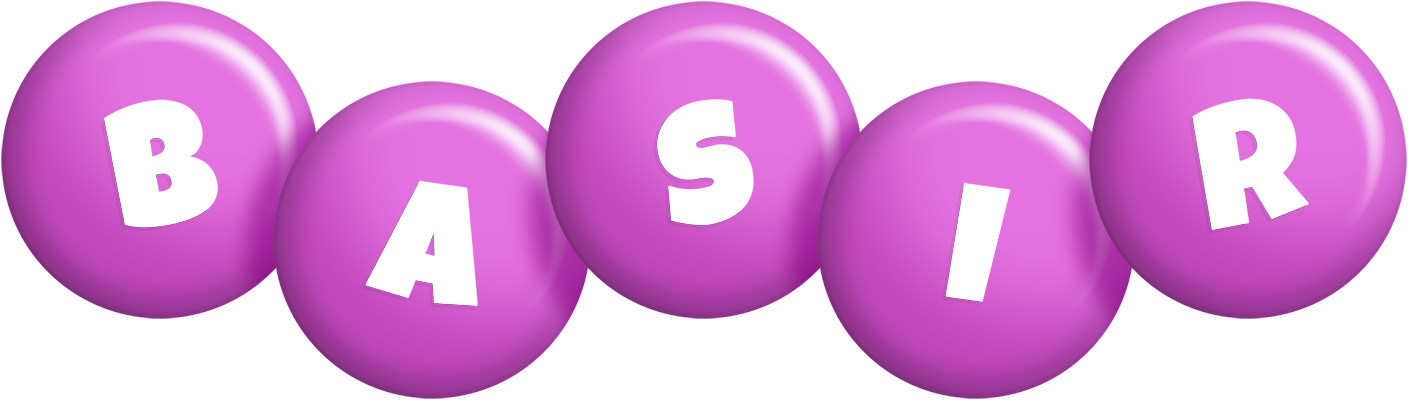 Basir candy-purple logo