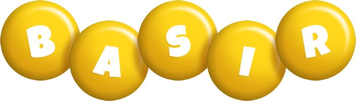 Basir candy-yellow logo