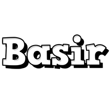 Basir snowing logo