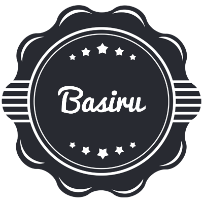 Basiru badge logo