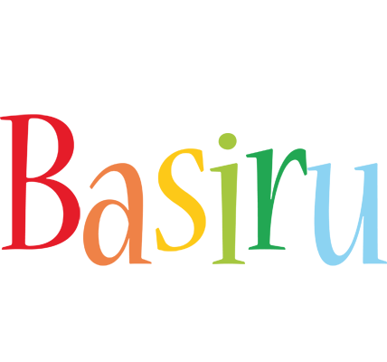 Basiru birthday logo
