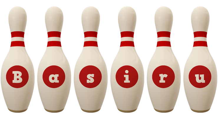 Basiru bowling-pin logo